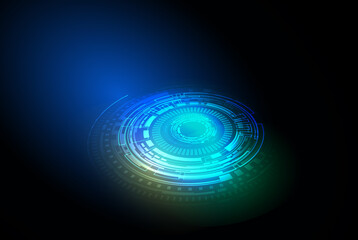 business background business background Abstract business background.Vector design. Circular Technology Background Design vector illustration - Vector