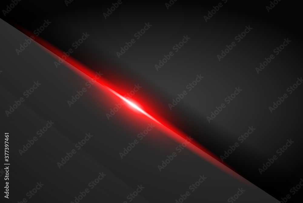 Poster abstract metallic red black frame layout design tech innovation concept background