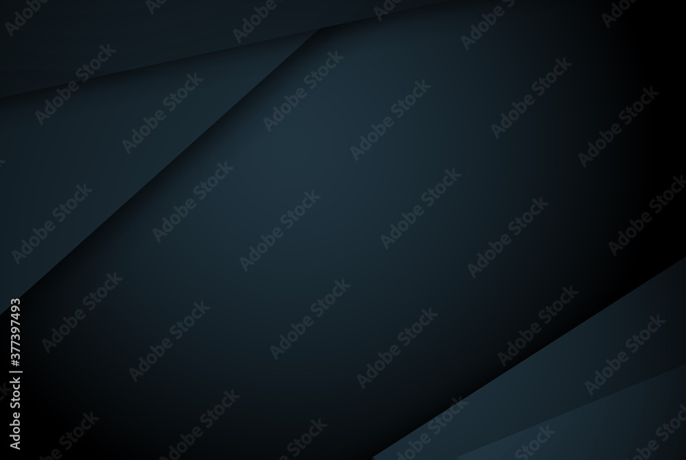 Aufkleber black abstract background pattern stripe paper material 3d render. business technology commercial sa