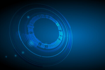 business background business background Abstract business background.Vector design. Circular Technology Background Design vector illustration - Vector