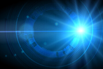 business background business background Abstract business background.Vector design. Circular Technology Background Design vector illustration - Vector