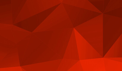 Fototapeta premium Abstract red black gradient triangle background. 3D triangles. modern wallpaper.