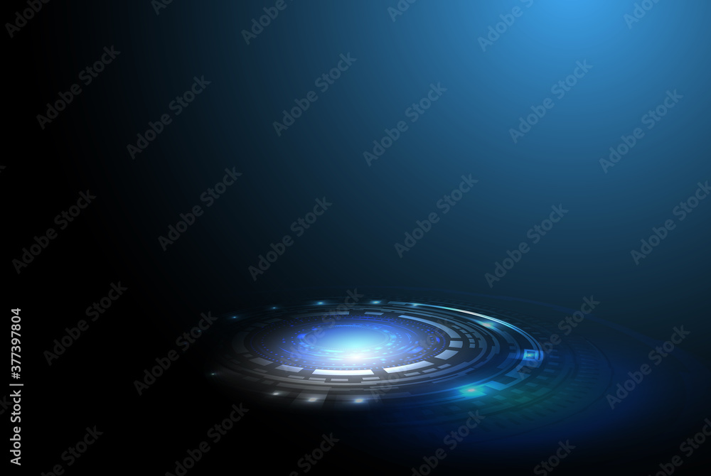 Poster business background business background abstract business background.vector design. circular technol