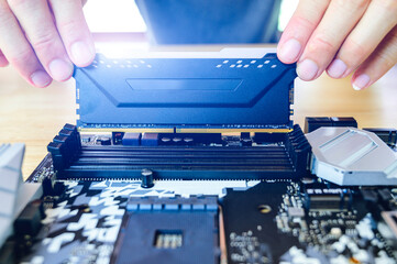 Electronic engineer of computer technology. Maintenance computer hardware upgrade of motherboard...