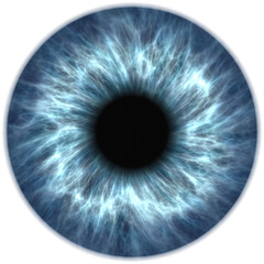 blue eye iris pupil