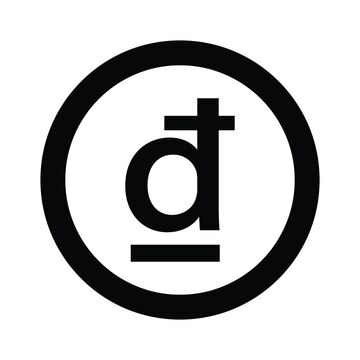 Vietnam Dong currency vector symbol