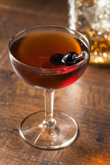 Refreshing Boozy Manhattan Cocktail