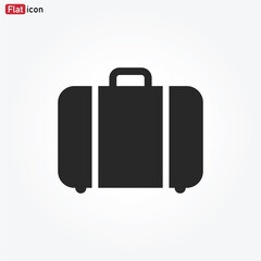 Suitcase icon vector eps 10