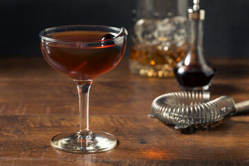 Refreshing Boozy Manhattan Cocktail