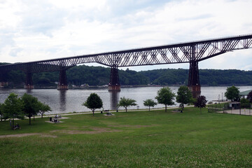 A view of the Poughkeepsie Railroad Bridge, also known as Walkway over the Hudson.