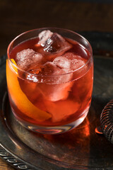Refreshing Boozy Boulevardier Cocktail