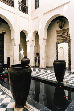 Traditional Riad Architecture in Morocco