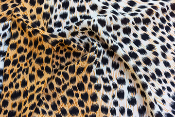 Close up of leopard cloth