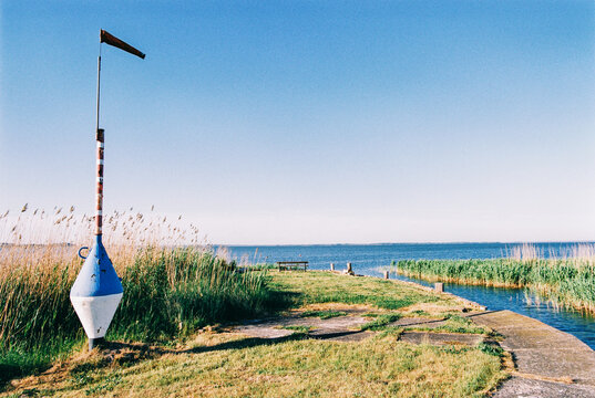 Windbag on Baltic Sea Shore Shot on Film