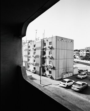 Retro Architecture in the Middle East Shot on Film