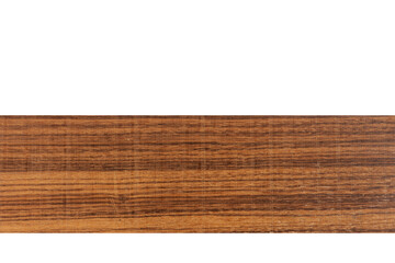 Close up of natural wood on white background