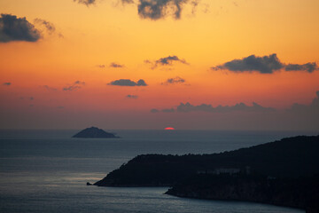 Istanbul Islands Sunset View