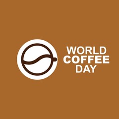 World Coffee Day Logo Template design vector, emblem, design concept, creative symbol