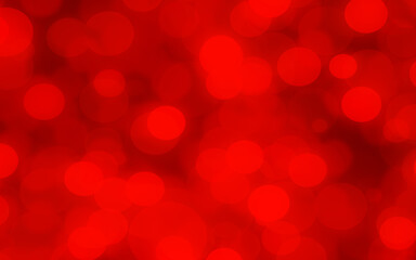Luxury red  bokeh  blur abstract background with lights for background and wallpaper Christmas,vintage.