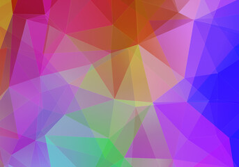 Abstract colorful triangle background. 3D render triangles modern for background wallpaper and Business template.