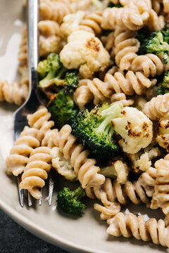 Vegetarian Alfredo Pasta Dinner