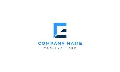 Creative E Letter Logo. Letter E Logo Template. Vector illustration