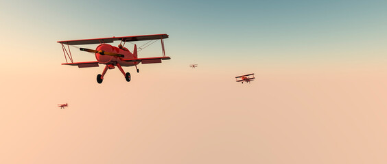 old airplane in the sky © juanjo