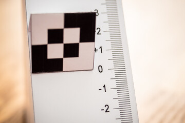 Paper test chart for af calibration of a camera - Horizontal