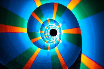 Obraz premium Trippy, Colorful Swirl