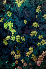 Vibrant Leaves Macro