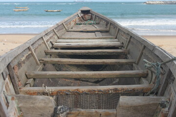 La barque au bord de mer 