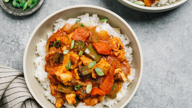 Spicy Cajun Chicken Stew