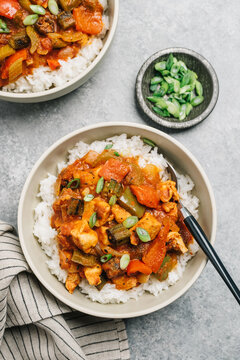 Spicy Cajun Chicken Stew