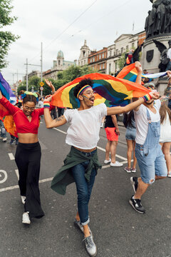 Singing at the LGBTQ Pride