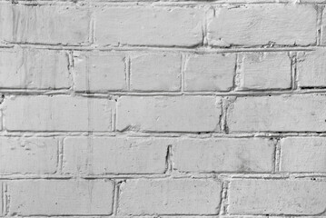 Fototapeta premium White dirty and shabby brick wall texture