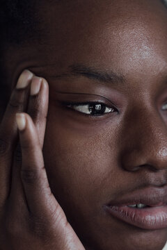 Closeup of an African Woman