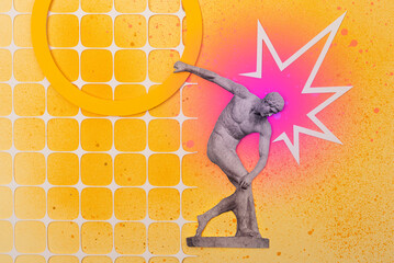 Classic statues collage