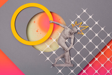 Classic statues collage