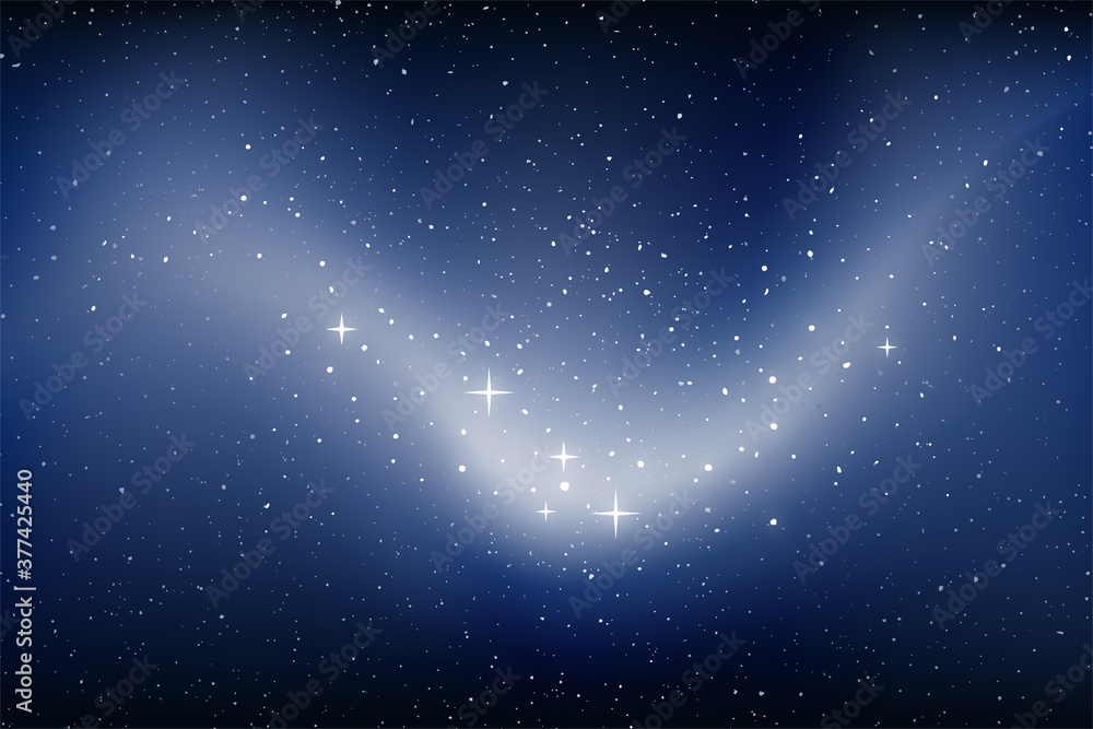 Canvas Prints design of stars in universe sky background