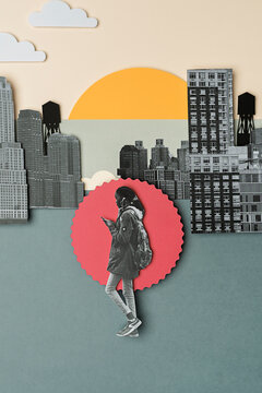 Woman in the city