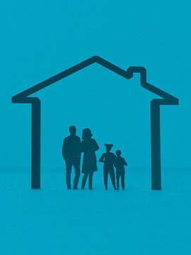 Family at home