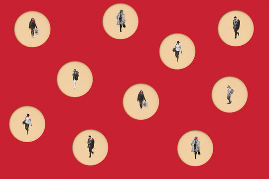 Social distancing concept