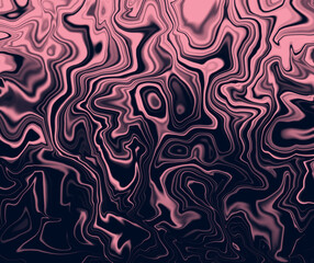 Abstract zigzag pattern with waves in pink and black tones. Artistic image processing created by pink background photo. Beautiful pattern for any design. Background image