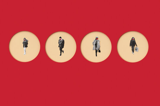 Social distancing concept