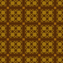 Decorative seamless pattern with plant pattern design can be used for backgrounds, motifs, textile, wallpapers, fabrics, gift wrapping, templates. Design Paper For Scrapbook. Vector.	