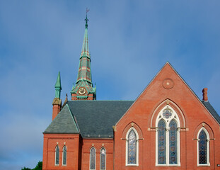 Historical First Congregational church Natick MA USA