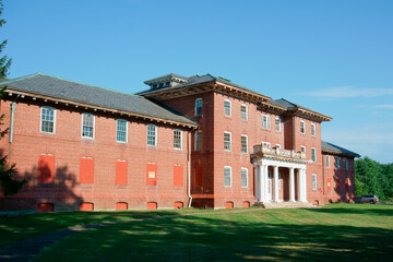 Abandoned historic hospital building medfield MA USA