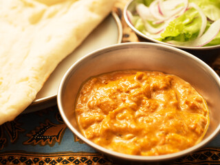 インドカレーとナン
