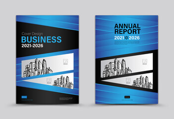 Brochure Cover design, annual report, Blue cover template, brochure flyer template, banner, web page, book , advertisement, magazine cover, printing layout, abstract background