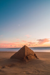 Atardecer en una playa